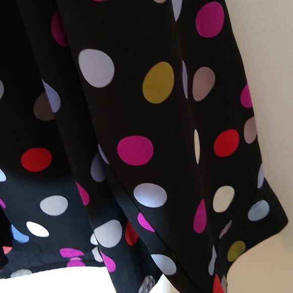 Vintage Alfred Dunner polka dot long sleeve shirt Size 14 - Picture 6 of 8